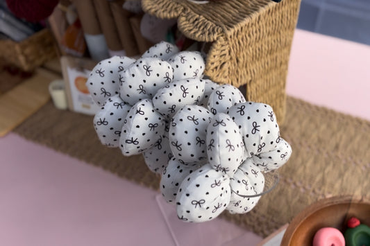 Bow Bloom - Puff Scrunchie