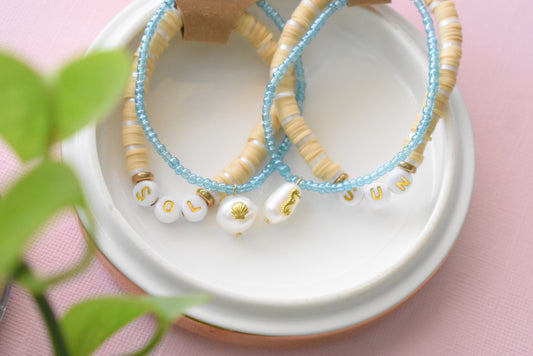 Sol, Playa y Arena - Bracelet Stack