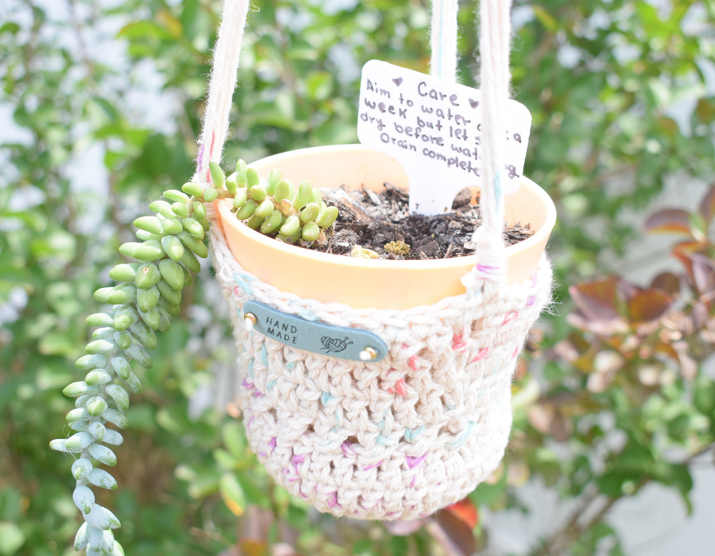 Periwinkle - Crochet Planter