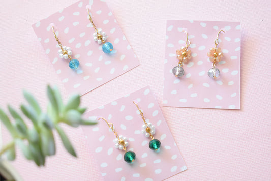 Flower Picking - Dangle Earrings