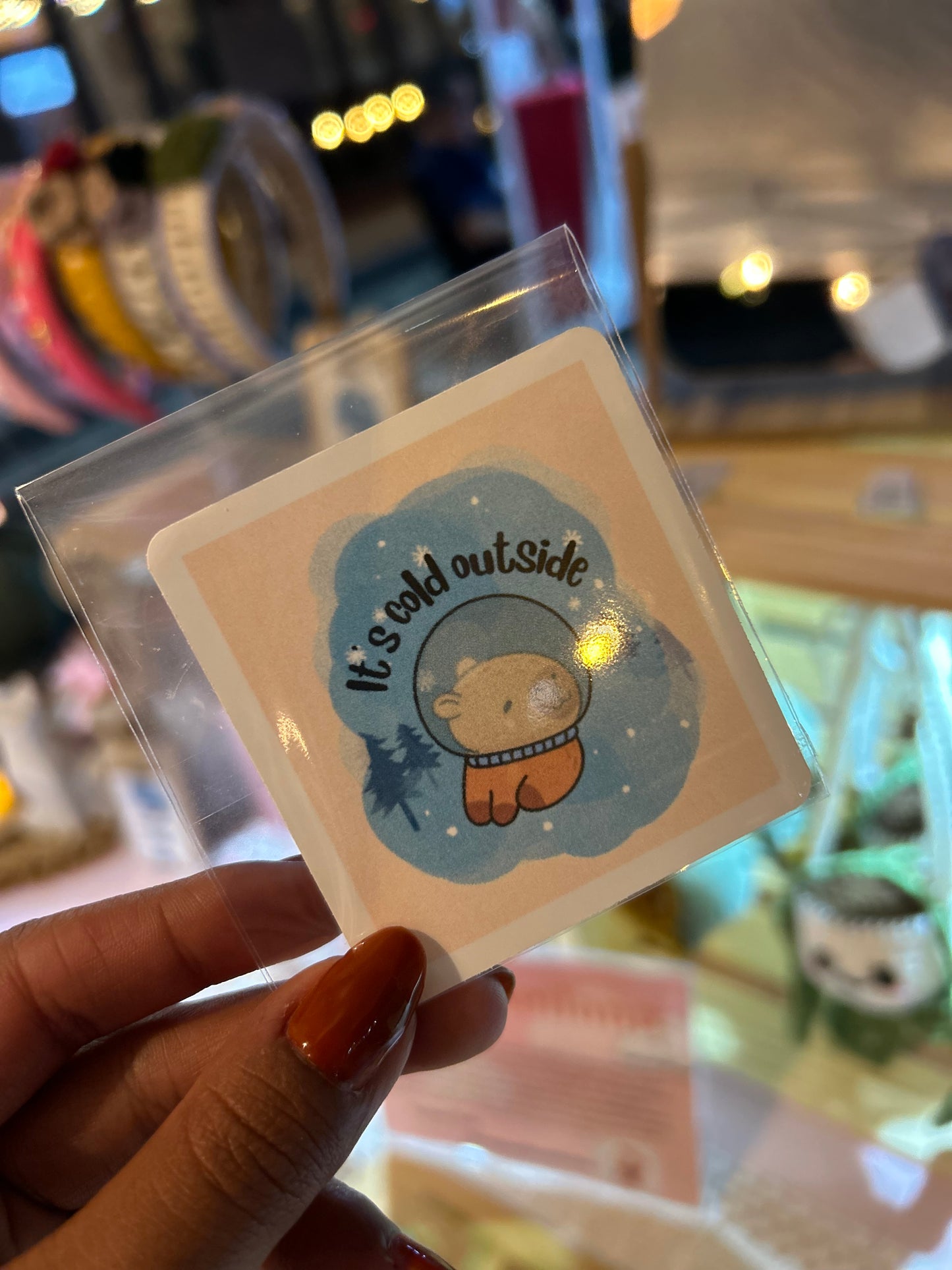 It’s Cold - Waterproof Vinyl Sticker