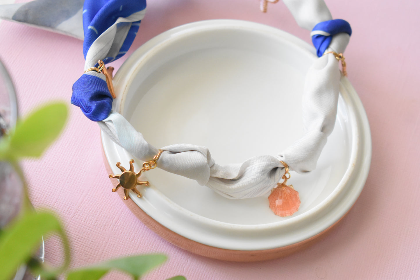 Clear Water - Scarf Charm Accessory