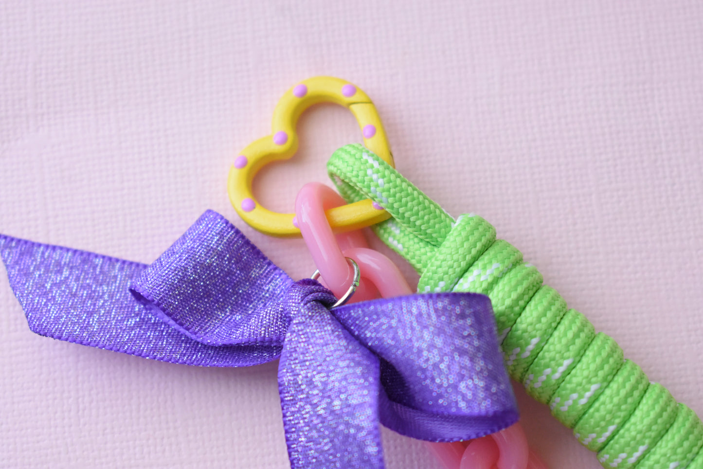 Chunky Letter Paracord Bag Charm & Keychain | Personalized Backpack Charm | Initial
