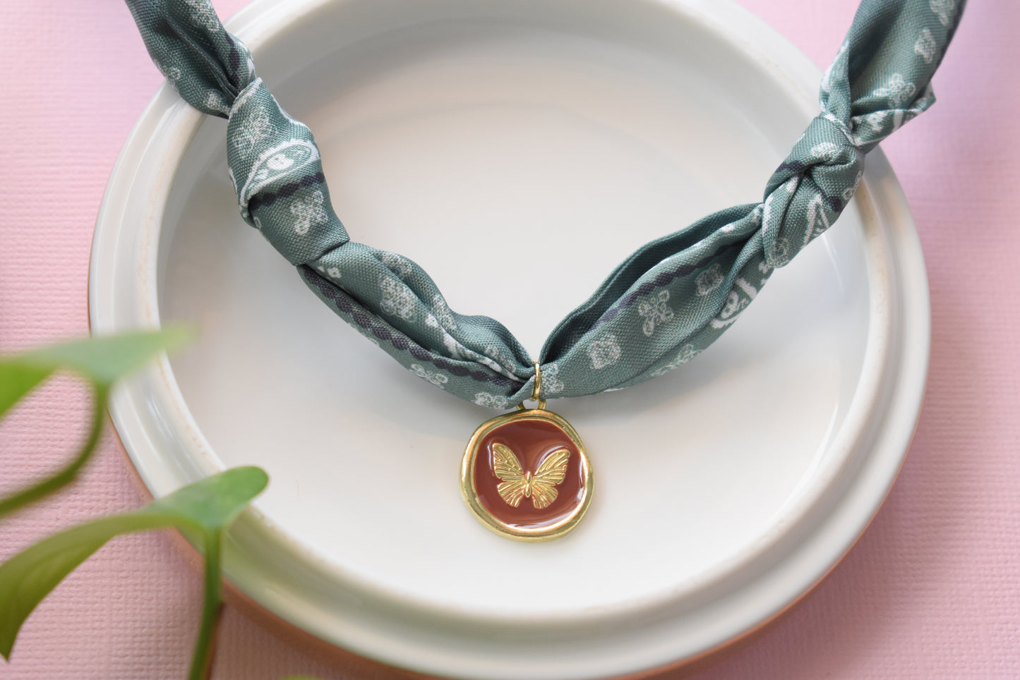 Butterfly - Scarf Necklace