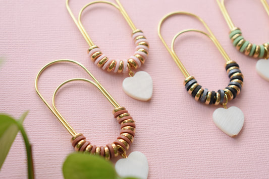 Mother of Pearl - Paper Clip Book Mark