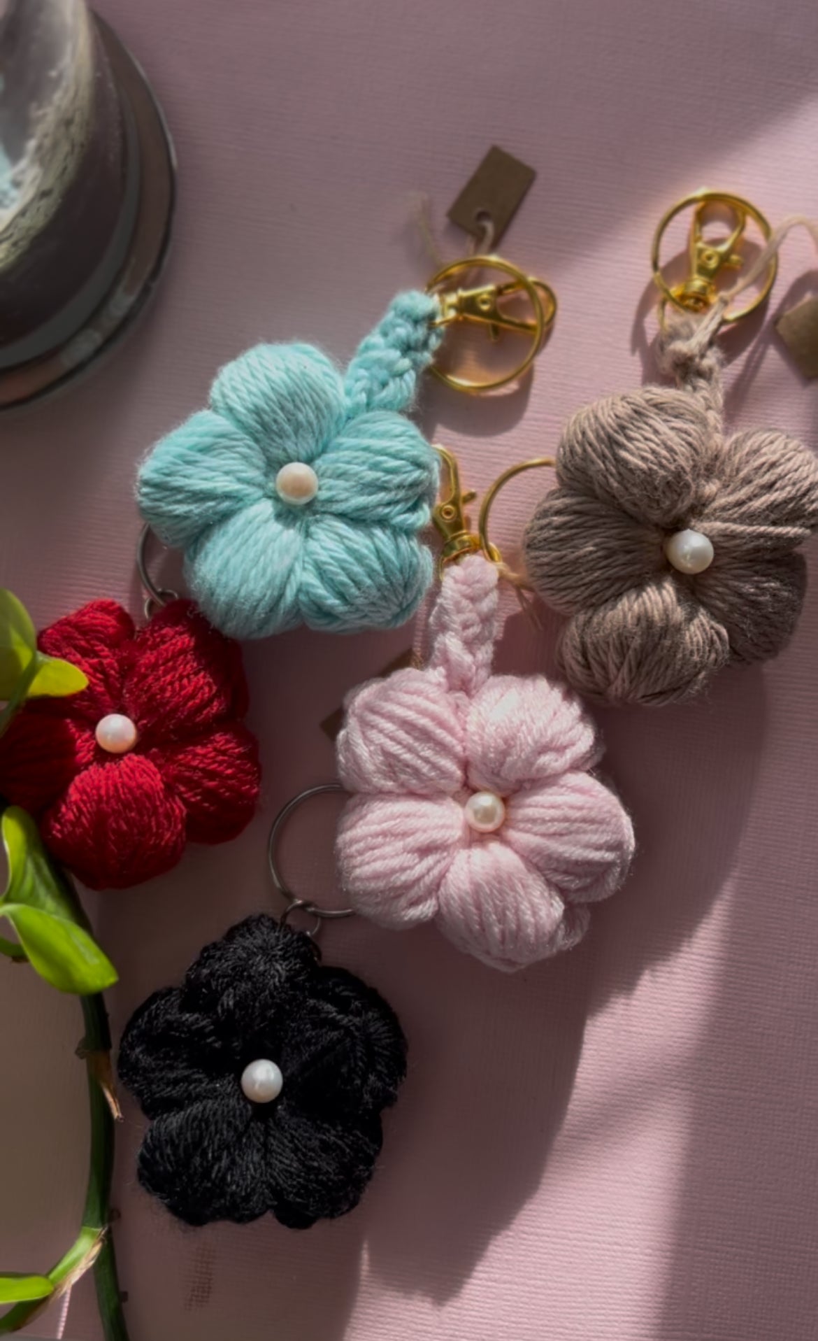 Cozy Blooms - Key Chains + Bag Charms