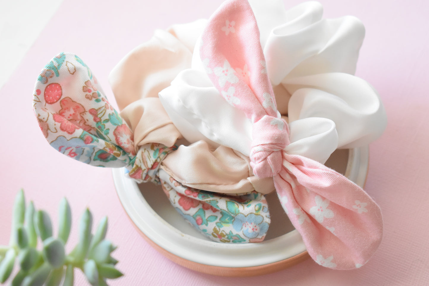 Scrunchie Bracelets - Set of Two