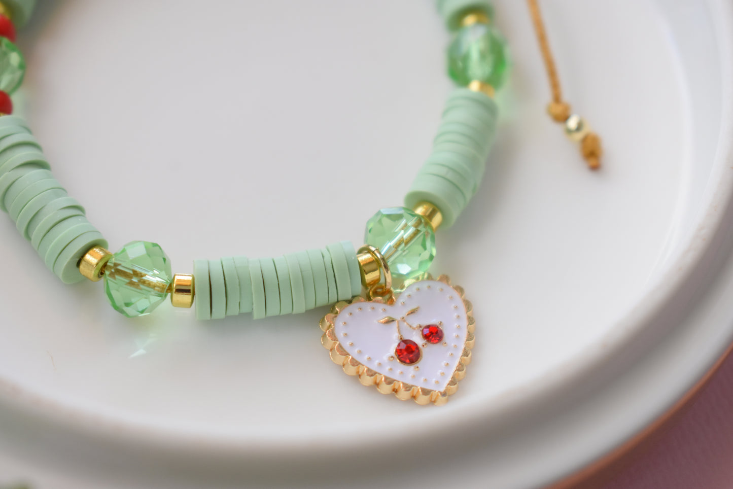 Cherries - Pull Bracelet