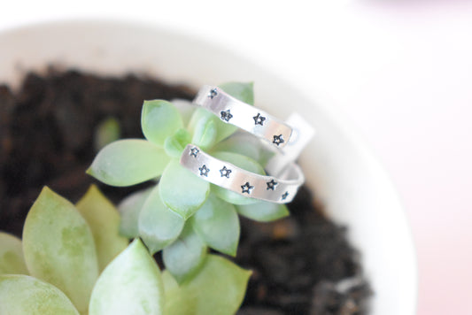 Lil Stars - Aluminum Wrap Ring