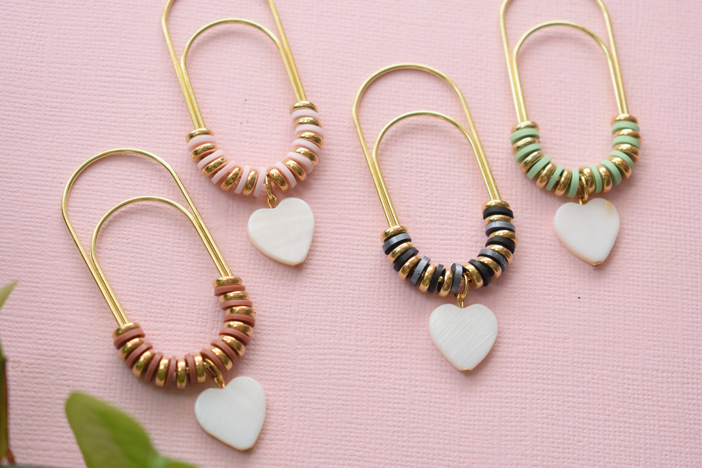 Mother of Pearl - Paper Clip Book Mark