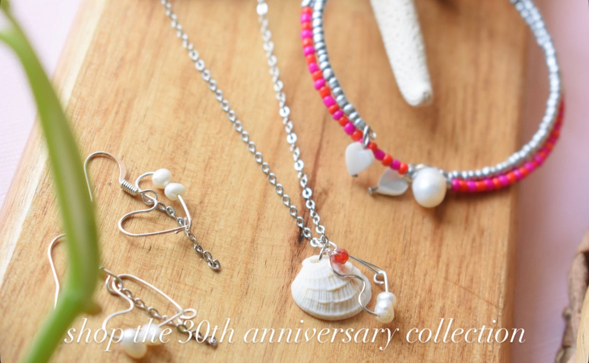 Freshwater Pearl & Stainless Steel Beaded Jewelry | 30th Anniversary Pearl Bracelet