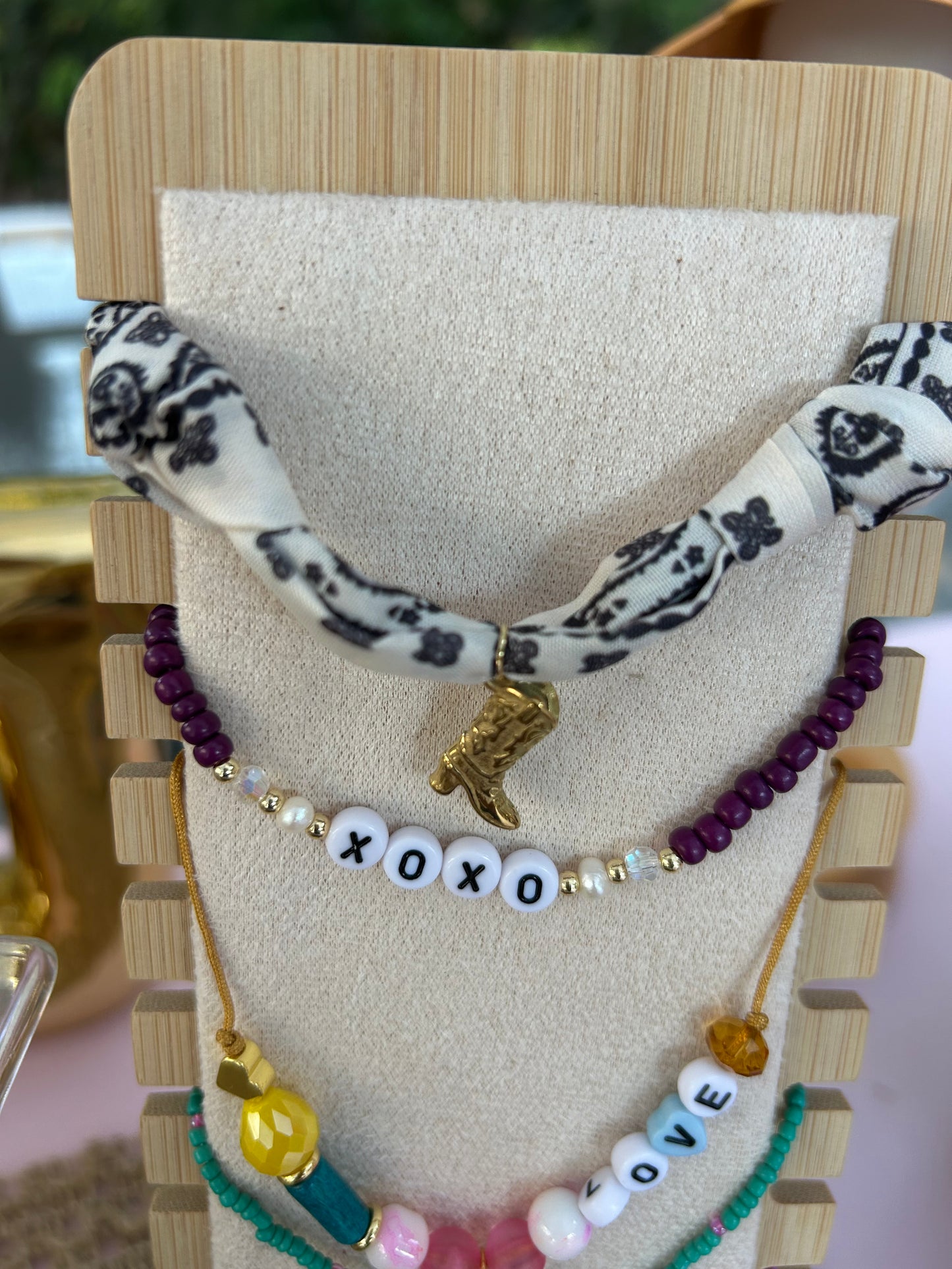 Cow Girl - Scarf Necklace