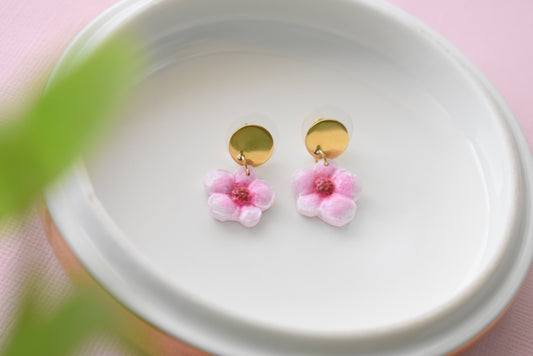 Cherry + Blossoms - Dangle/Stud Earrings