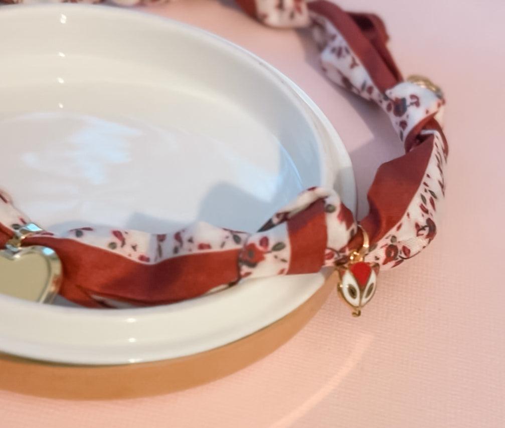 Red - Scarf Charm Accessory