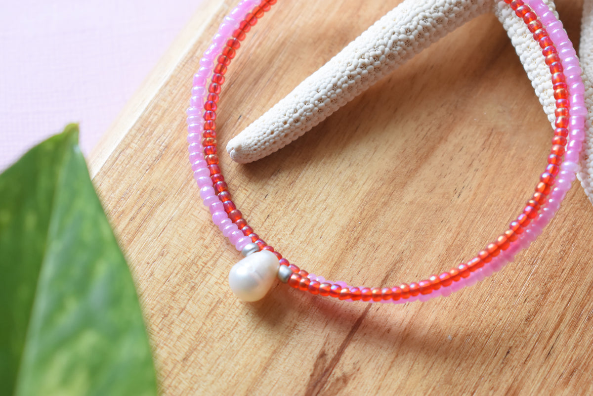 Freshwater Pearl & Stainless Steel Beaded Jewelry | 30th Anniversary Pearl Bracelet