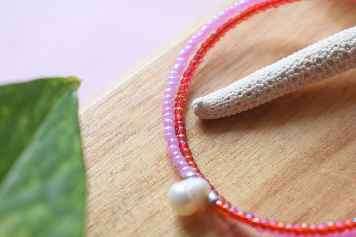 Freshwater Pearl & Stainless Steel Beaded Jewelry | 30th Anniversary Pearl Bracelet