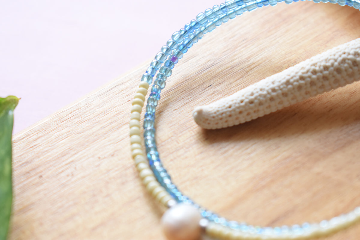 Freshwater Pearl & Stainless Steel Beaded Jewelry | 30th Anniversary Pearl Bracelet