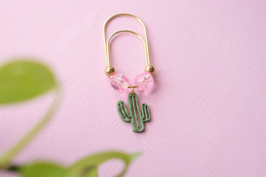 Little Miss Cactus - Paperclip Bookmark