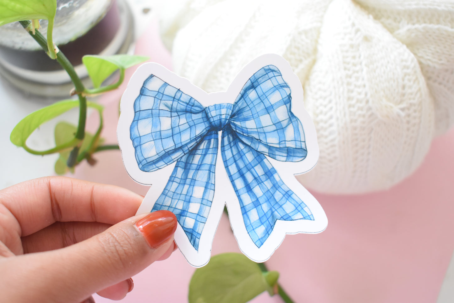 Cozy Bows - Waterproof Vinyl Sticker