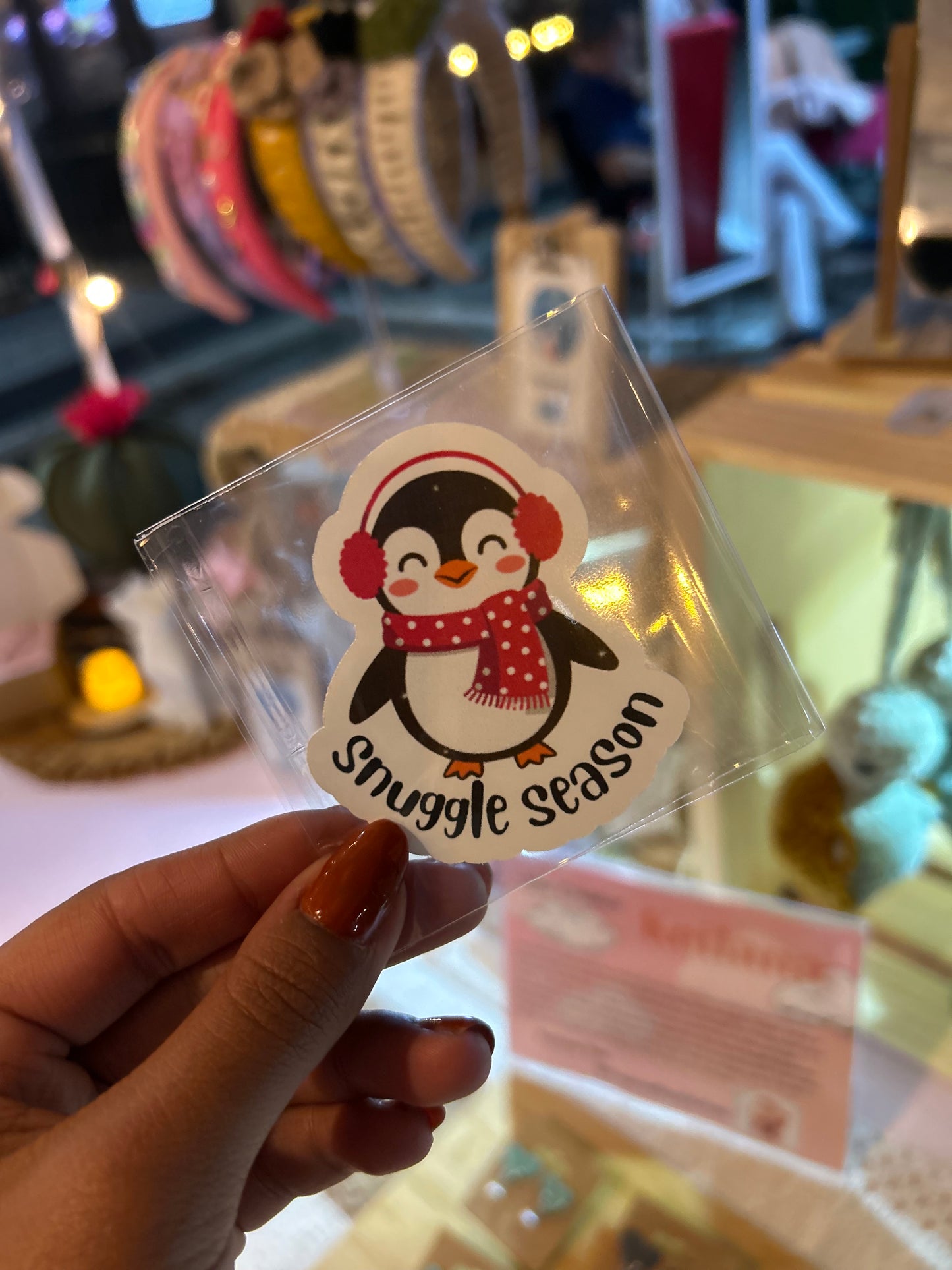 Snuggle Season - Waterproof Vinyl Sticker