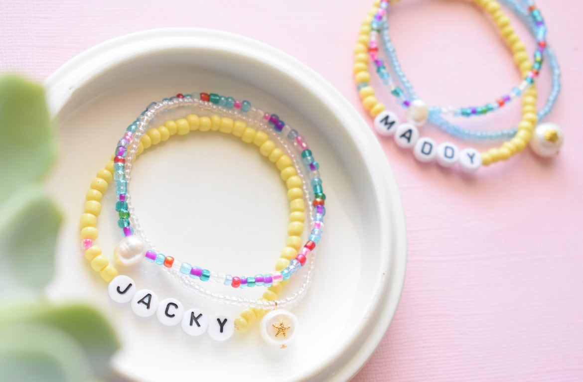 Sea Beaded - Summer BFF | Bracelet Stack | Freshwater Pearls | Friendship Bracelets