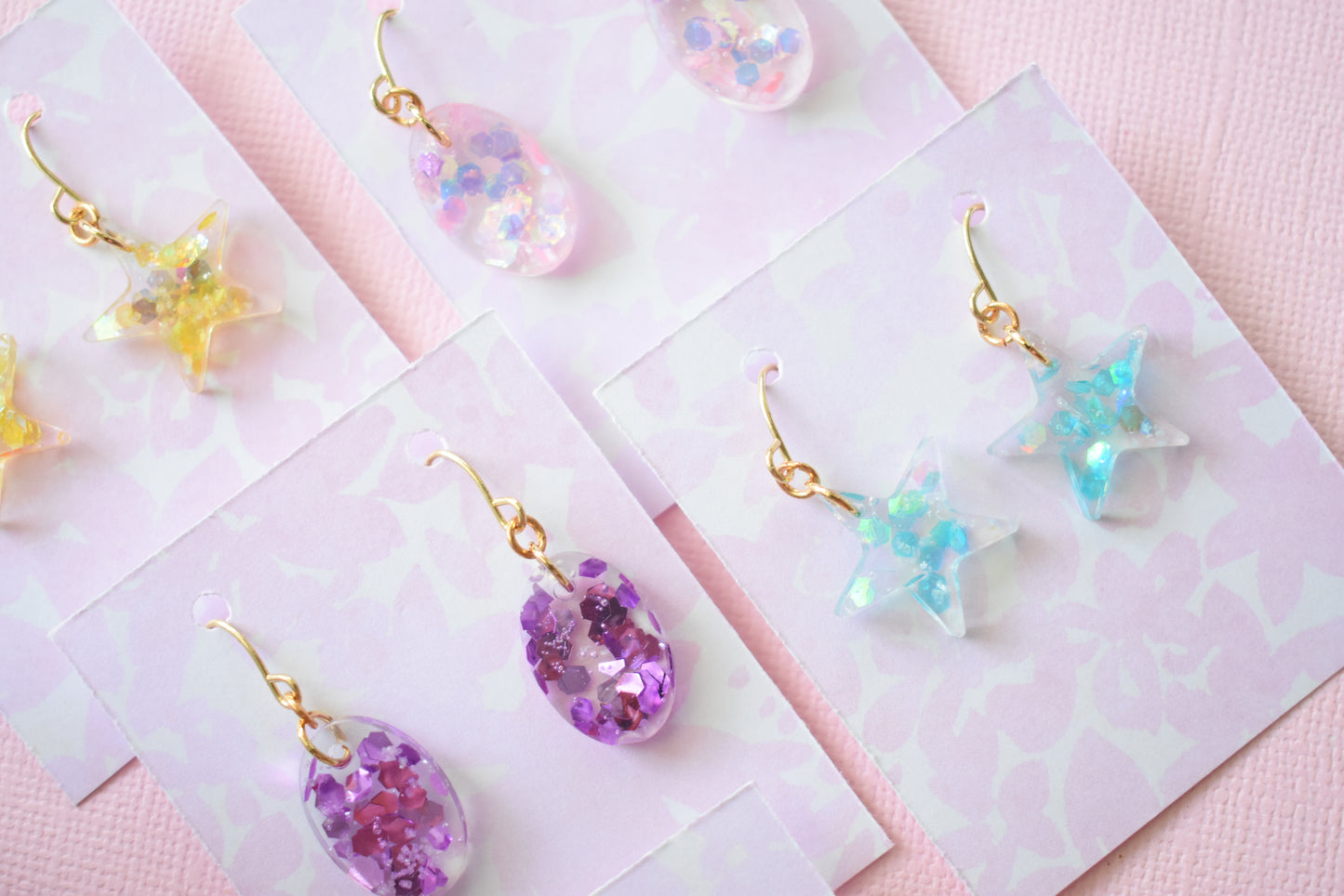 Glitter Bombs - Dangle Earrings