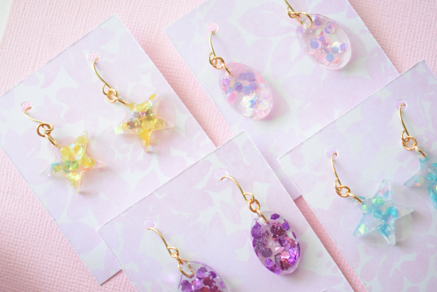 Glitter Bombs - Dangle Earrings