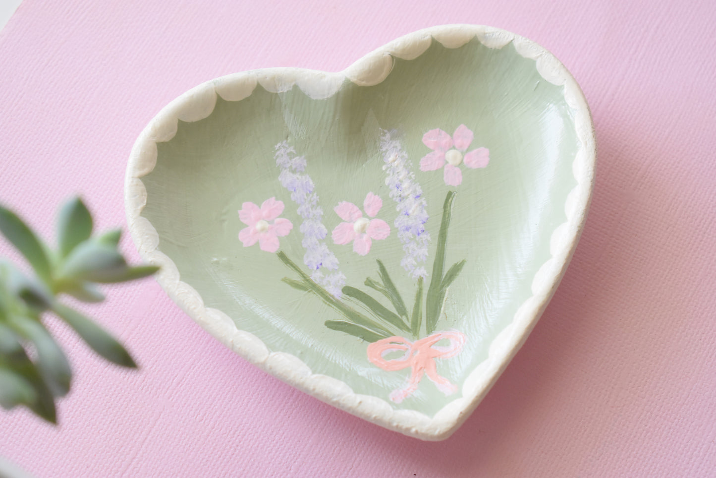Hand Painted Jewelry Dishes