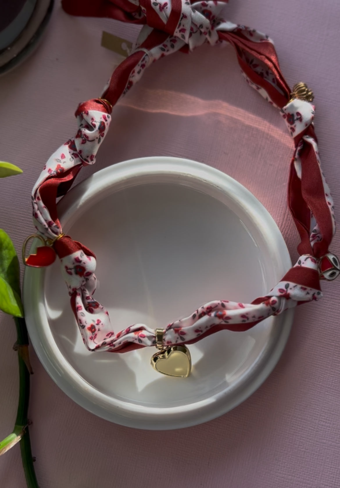 Heart Locket - Scarf Charm Accessory