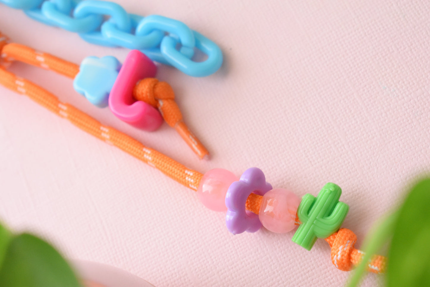 Chunky Letter Paracord Bag Charm & Keychain | Personalized Backpack Charm | Initial