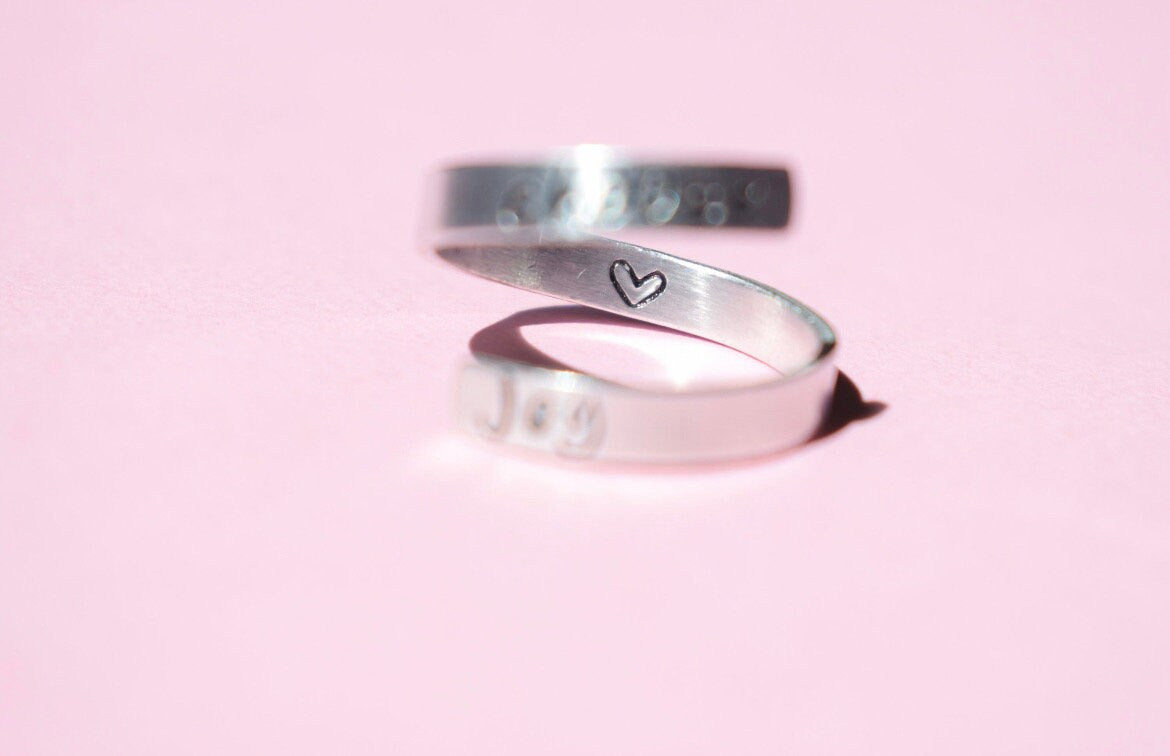 Custom/Personalized  - Aluminum Wrap Ring