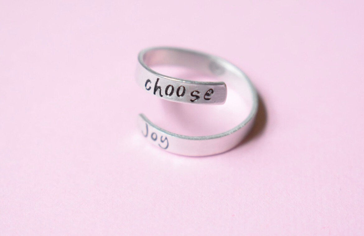 Custom/Personalized  - Aluminum Wrap Ring